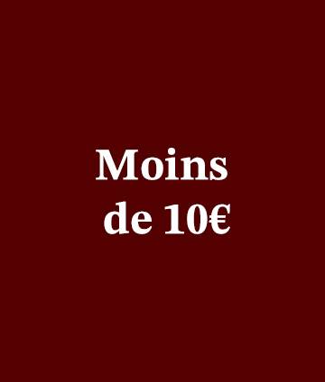 Moins de 10€